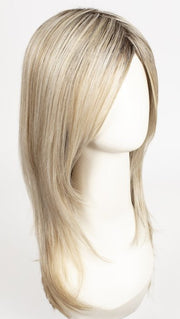 PEARL-BLONDE-ROOTED 101.20.25 | Pearl Platinum Blended with Light Strawberry Blonde and Lightest Golden Blonde with Shaded Roots