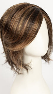 R829S+ GLAZED HAZELNUT | Rich Medium Brown with Ginger Highlights on Top