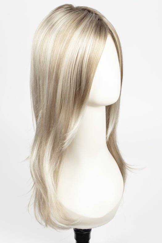 FS17/101S18 PALM SPRINGS BLONDE | Light Ash Blonde with Pure White Natural Violet Bold Highlights, Shaded with Dark Natural Ash Blonde