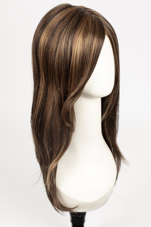 FS6/30/27 TOFFEE TRUFFLE | Brown, Medium Red-Gold, Medium Red-Gold Blonde Blend with Medium Red Gold Blonde Bold Highlights