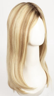 12FS8 SHADED PRALINE | Light Gold Brown, Light Natural Gold Blonde & Pale Natural Gold-Blonde Blend, Shaded with Medium Brown