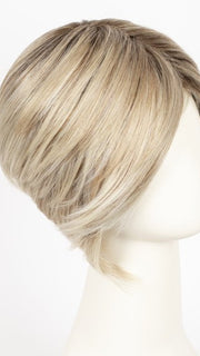 GF19-23SS BISCUIT | Light Ash Blonde Evenly Blended with Cool Platinum Blonde with Dark Roots