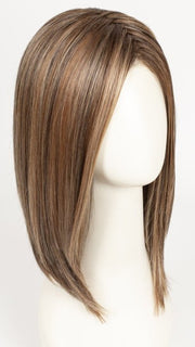 17/23/R8 | Beige Blonde and Auburn Blended with Medium Brown Roots