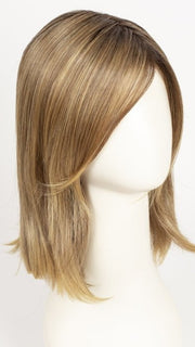 LIGHT BERNSTEIN ROOTED 12.26.27 | Lightest Brown, Light Golden Blonde, and Dark Strawberry Blonde Blend with Shaded Roots
