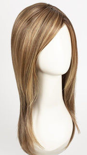 LIGHT BERNSTEIN ROOTED 12.26.27 | Lightest Brown, Light Golden Blonde, and Dark Strawberry Blonde Blend with Shaded Roots