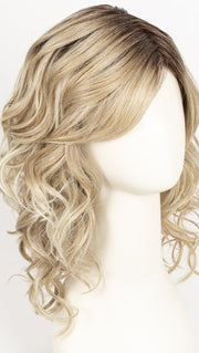 PEARL BLONDE ROOTED 101.14.23 | Pearl Platinum and Medium Ash Blonde with Lightest Pale Blonde Blend and Shaded Roots