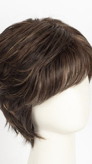 COFFEE-LATTE | Dark Brown with evenly blended Honey Brown highlights