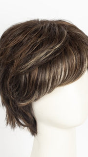 CHOCOLATE SWIRL | Dark Brown Base with Light Auburn and Honey Blonde evenly highlited.