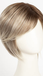 MELTED-MARSHMALLOW | Subtly Warm Dark Sandy Blonde Blend with Medium Brown Roots and Light Ash Blonde Tips and Highlights