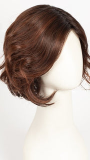 AUBURN ROOTED 33.130.4 | Dark Auburn, Deep Copper Brown, and Darkest Brown Blend with Shaded Roots