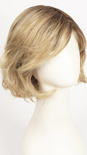 SAHARA BEIGE ROOTED 26.20.25 | Light Golden Blonde, Light Strawberry Blonde, and Lightest Golden Blonde Blend with Shaded Roots