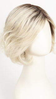 LIGHT CHAMPAGNE ROOTED 23.25.24 | Lightest Pale Blonde and Lightest Golden Blonde with Lightest Ash Blonde Blend and Shaded Roots