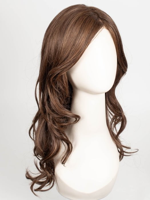 MARBLE-BROWN-R | Medium Brown Evenly Blended with Light Honey Brown With Dark Roots