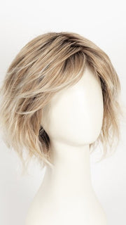 MELTED-MARSHMALLOW | Subtly Warm Dark Sandy Blonde Blend with Medium Brown Roots and Light Ash Blonde Tips and Highlights