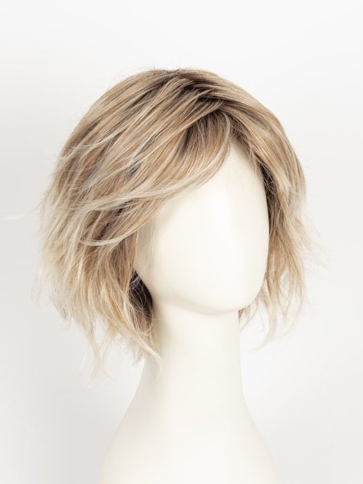 MELTED-MARSHMALLOW | Subtly Warm Dark Sandy Blonde Blend with Medium Brown Roots and Light Ash Blonde Tips and Highlights