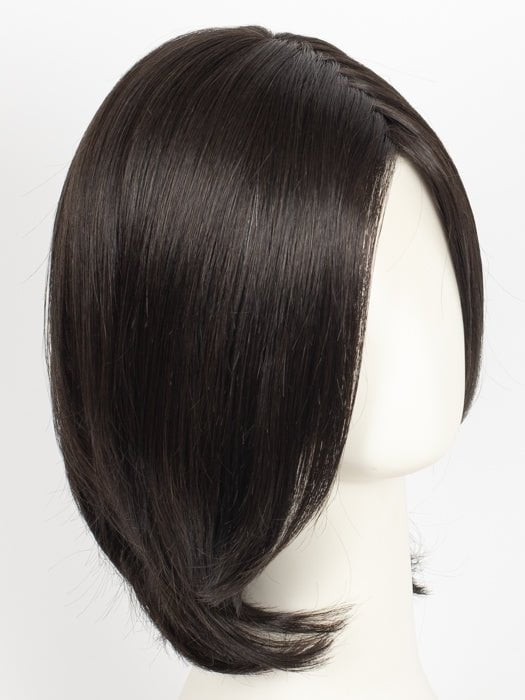 RL2/4 OFF BLACK | Black Evenly Blended with Dark Brown Highlights