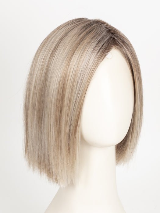 MILKSHAKE BLONDE R | A mixture of Light Sandy Brown, Highlighted with Light Ash Blonde with a Hint of Light Platinum Blonde with a Medium Root Color