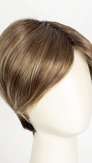 TOBACCO ROOTED 830.26.27 | Medium Brown Blended with Light Auburn, Light Golden Blonde and Dark Strawberry Blonde Blend with Shaded Roots