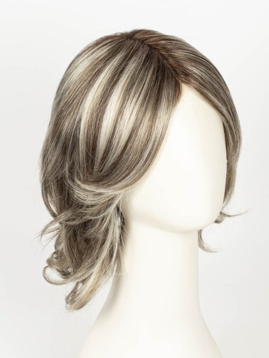 FROSTED MUSHROOM R | Neutral Dark-Brown base, highlighted with soft Golden Brown and soft White