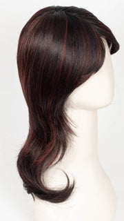 AUBURGINE ROOTED | Deep Wine Red and Red Violet with Garnet Red Blend with Shaded Roots
