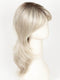 SILVER BLONDE ROOTED | Pearl White and Lightest Pale Blonde Blend with Shaded Roots
