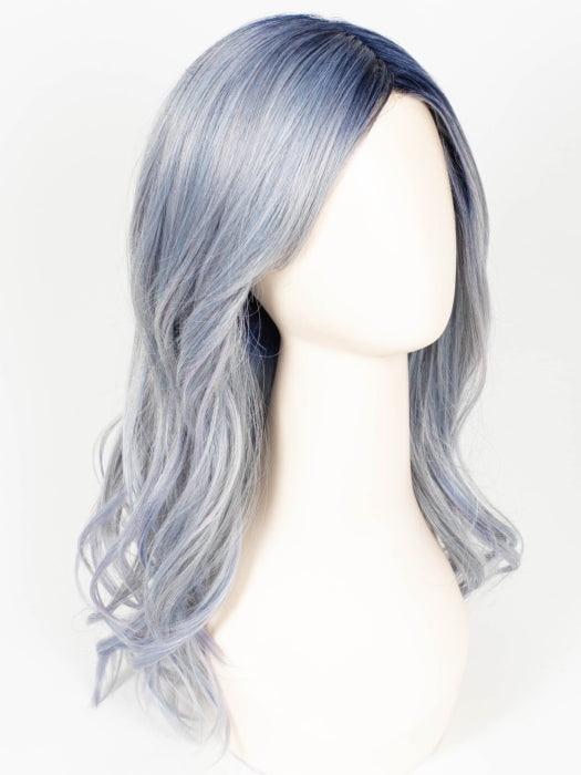 FROZEN SAPPHIRE | Icy Blue Base with Indigo Black Roots

