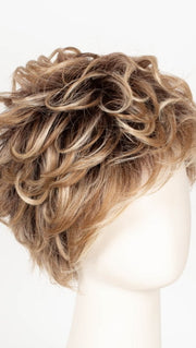 CREAMY TOFFEE R | Rooted Dark with Light Platinum Blonde and Light Honey Blonde evenly blended
