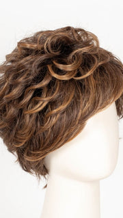 MARBLE-BROWN-R | Medium Brown Evenly Blended with Light Honey Brown With Dark Roots