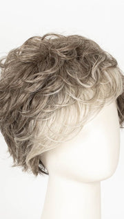 SANDY SILVER | Medium Brown transitionally blending to Silver with Silver bangs