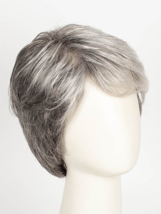 DARK GREY MIX 39.51.44 | Light Natural Brown with 75% Gray, Medium Brown with 70% Gray and Pure White with 40% Darkest Brown