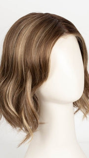 MOCHACCINO-R | Dark Roots with Light Brown base and Strawberry Blonde Highlights