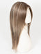 BROWN SUGAR BLONDE-R | A warm, dimensional blend of medium brown and golden blonde highlights with natural-looking darker roots for depth and a sun-kissed finish.