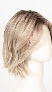 MILKSHAKE BLONDE R | A mixture of Light Sandy Brown, Highlighted with Light Ash Blonde with a Hint of Light Platinum Blonde with a Medium Root Color