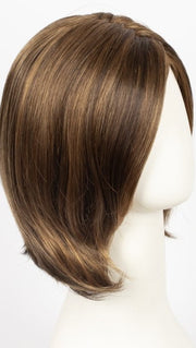 6F27 CARAMEL RIBBON | Brown with Light Red-Gold Blonde Highlights & Tips