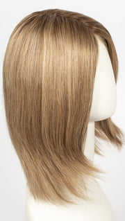 SS12/22 SHADED CAPPUCCINO | Light Golden Brown Evenly Blended with Cool Platinum Blonde Highlights and Dark Roots