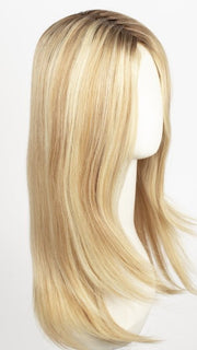 SS14/88H SHADED GOLDEN WHEAT | Dark Blonde Evenly Blended with Pale Blonde Highlights and Dark Roots