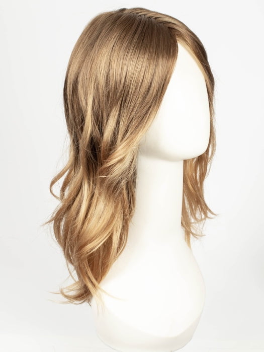 TOFFEE BLONDE ROOTED 27.20 | Dark Strawberry Blonde with Light Strawberry Blonde Blend and Shaded Roots