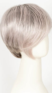 METALLIC ROSE ROOTED | Pearl Platinum and Pure White with Darkest Brown and Rose Pink Blended throughout with Shaded Roots