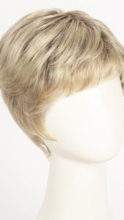 CHAMPAGNE ROOTED | Light Beige Blonde,  Medium Honey Blonde, and Platinum Blonde blend with Dark Roots