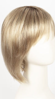 CHAMPAGNE ROOTED | Light Beige Blonde,  Medium Honey Blonde, and Platinum Blonde blend with Dark Roots
