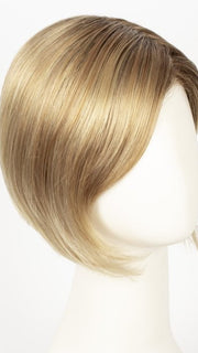 GINGER ROOTED | Light Honey Blonde, Light Auburn, and Medium Honey Blonde blend with Dark Roots