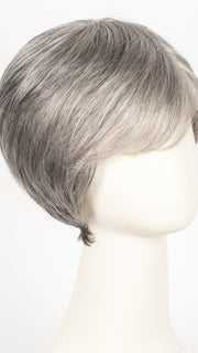 92 MOONLIGHT | Pure White with 5% Medium Brown Front, Grey with 30% Medium Brown Middle, Dark Brown with 65% Grey Nape