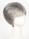92 MOONLIGHT | Pure White with 5% Medium Brown Front, Grey with 30% Medium Brown Middle, Dark Brown with 65% Grey Nape