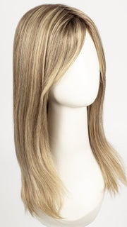 24BT18S8 SHADED MOCHA | Medium Natural Ash & Light Natural Gold Blonde Blend, Shaded with Medium Brown