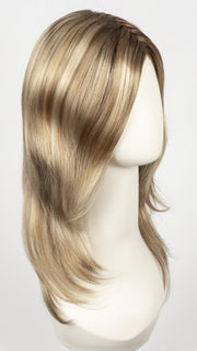 12FS12 MALIBU BLONDE | LIght Gold Brown, Light Natural Gold Blonde, Pale Natural Gold-Blonde Blend, Shaded with Light Gold Brown