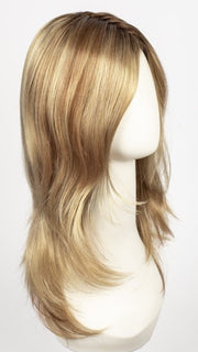 14/26S10 SHADED PRALINES N' CREAM | Light Gold Blonde & Medium Red-Gold Blonde Blend, Shaded with Light Brown