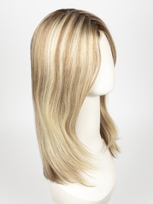 12FS8 SHADED PRALINE | Light Gold Brown, Light Natural Gold Blonde & Pale Natural Gold-Blonde Blend, Shaded with Medium Brown