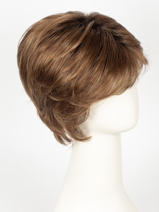30A27S4 SHADED PEACH | Medium Natural Red & Medium Red-Gold Blonde Blend, Shaded with Dark Brown