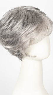 92 MOONLIGHT | Pure White with 5% Medium Brown Front, Grey with 30% Medium Brown Middle, Dark Brown with 65% Grey Nape