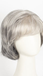 92 MOONLIGHT | Pure White with 5% Medium Brown Front, Grey with 30% Medium Brown Middle, Dark Brown with 65% Grey Nape